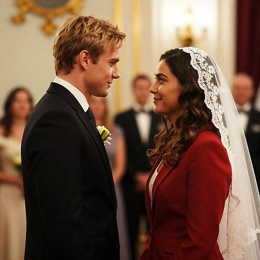 Couple at Wedding Ceremony
