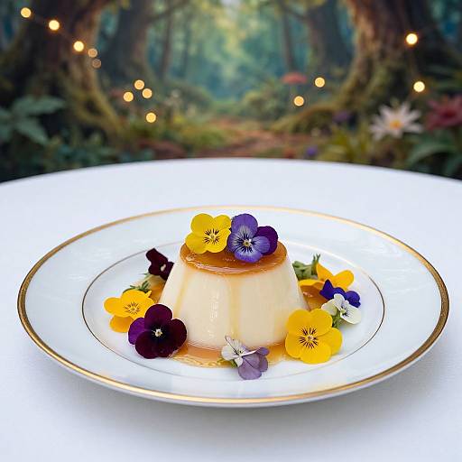 Elegant Elderflower Panna Cotta Dessert