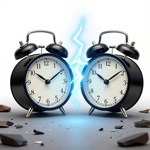 Faceless Alarm Clocks Standoff