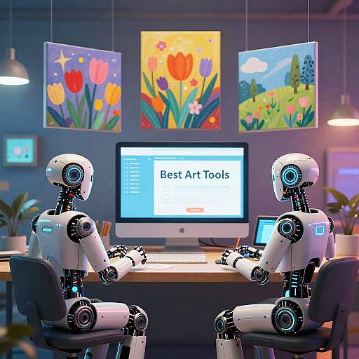 Creative Studio with AI Art Tools