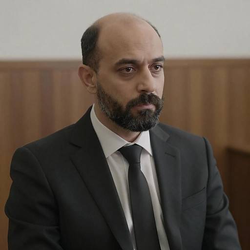 Portrait of Middle-Aged Man in Suit