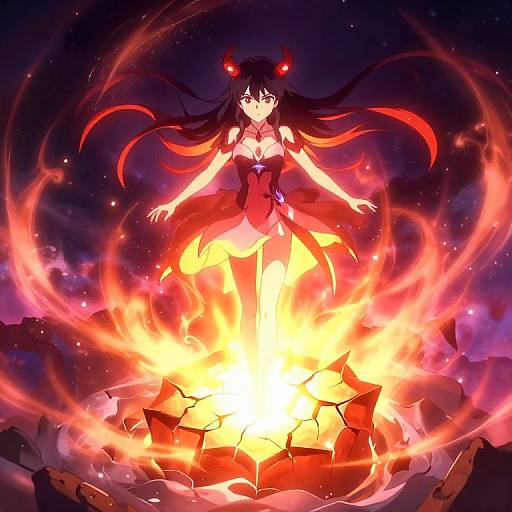 Ethereal Demon Core Anime Girl