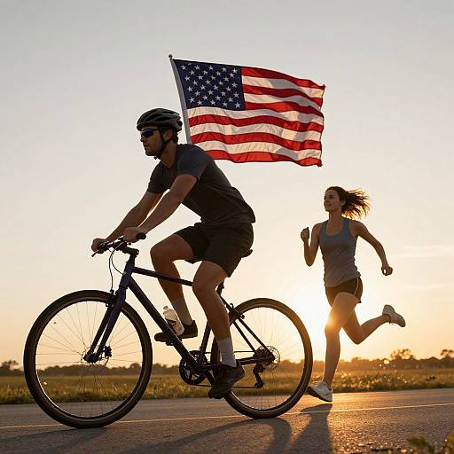 American Spirit at Sunset