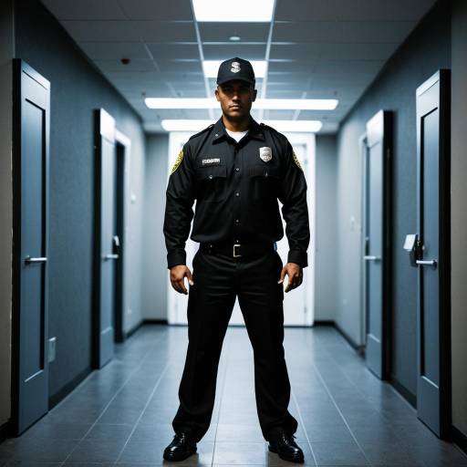Cosplay Security Guard Stick Figure Design