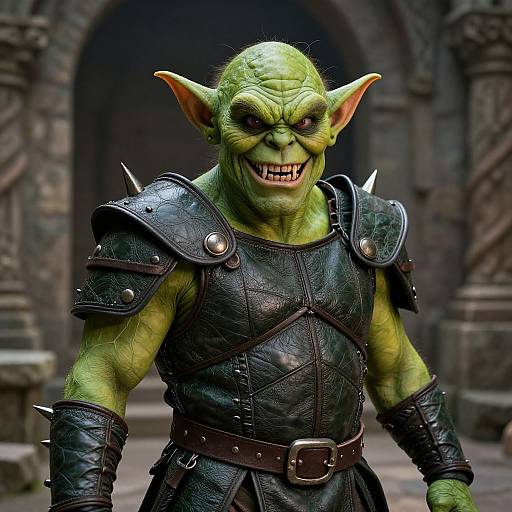 Fierce Green Goblin Costume Design