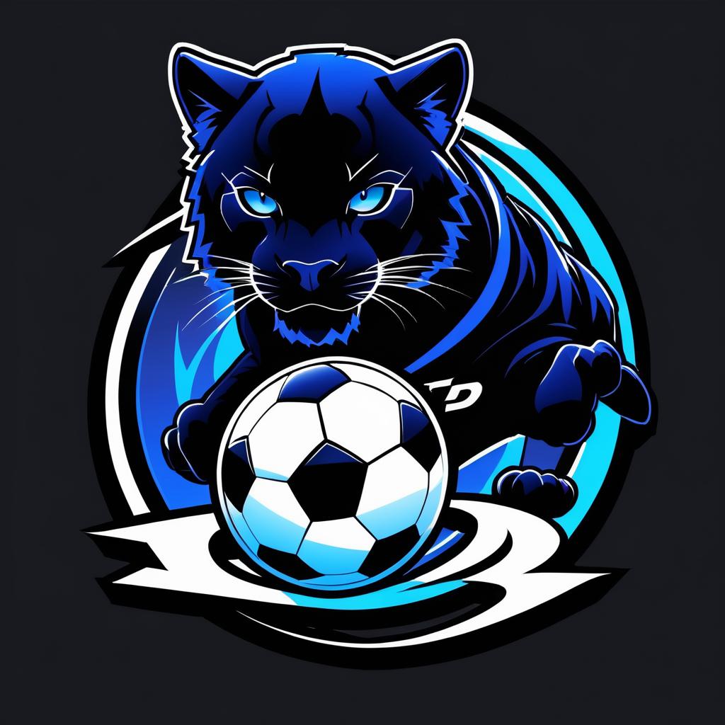 Dynamic Strikers Anime Panther Logo Design