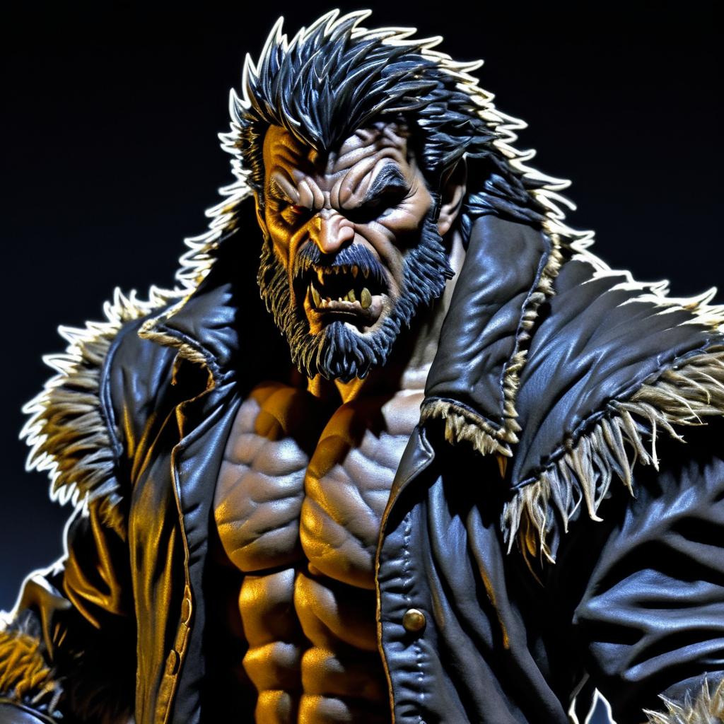 Ultra-Detailed Werewolf Humanization Concept