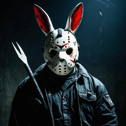 Cyborg Jason Voorhees Easter Bunny Costume