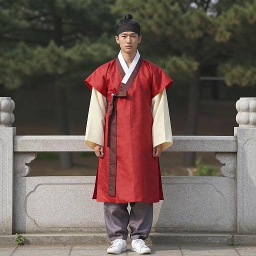Traditional Korean Attire for Young Man