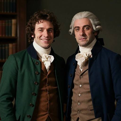 Period Photograph of Two Gentlemen