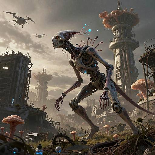 Chimera Courier in Overgrown Biopolis