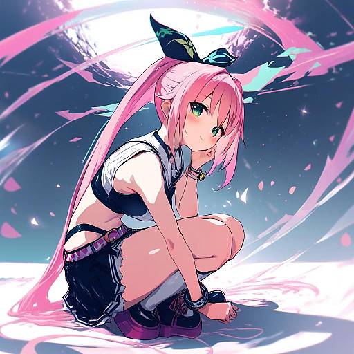 Illustration of Hana (pangya), pangya in the style of Yamada (gotyui)