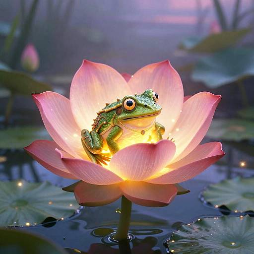 Enchanted Swamp Princess and Frog