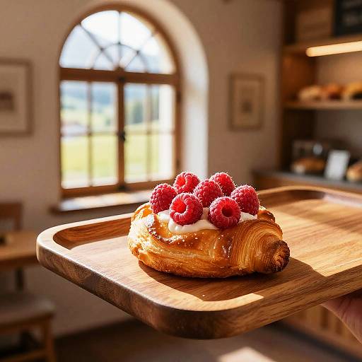 Cozy Swiss Bakery Raspberry Danish