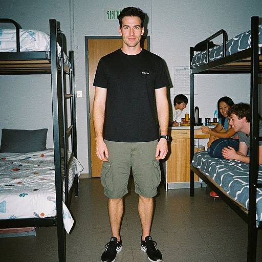 Casual Dorm Life with Nostalgic Vibe