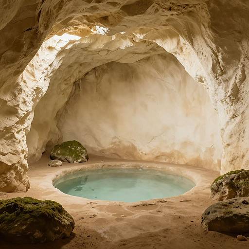 Semi-Realistic Indoor Cavern Scene