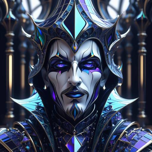 Intricate Ominous Court Jester Concept Art