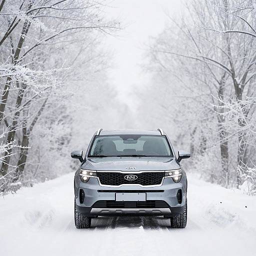 Kia Telluride Winter Maple Drive