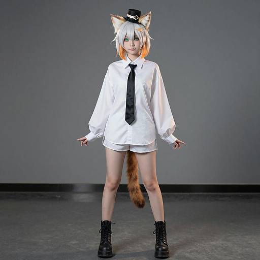 Cosplay photo of mousse (arknights). Costume clothes