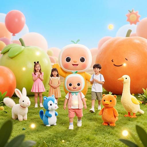 Cocomelon Magical Cartoon Photoshoot