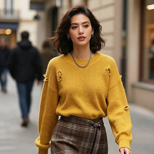 Stylish Woman Evening Stroll JC Staff