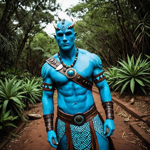 Jake Sully Inspired Tribal Cosplay Outfit