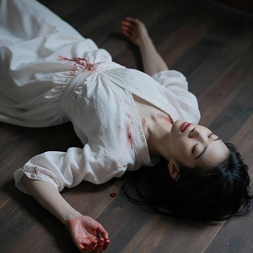 Mysterious Scene of Stillness and Tension