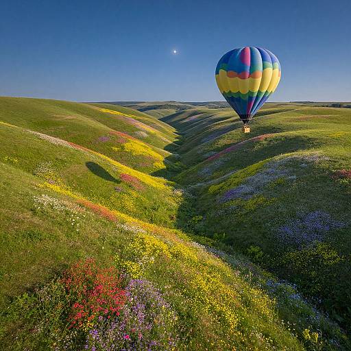 Dreamy Impressionistic Valley Landscape