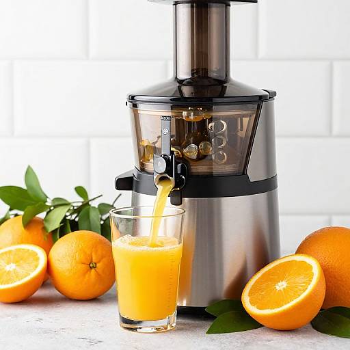 Kent Juicer Dispensing Fresh Orange Juice