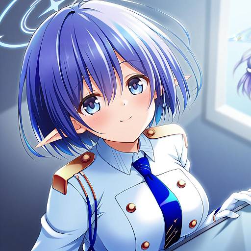 Illustration of Aoi (blue archive), blue archive in the style of Osashin (osada)