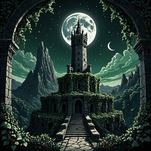 Sanctum of the Verdant Bloom Tower Illustration Sanctum of the Verdant Bloom Tower Illustration