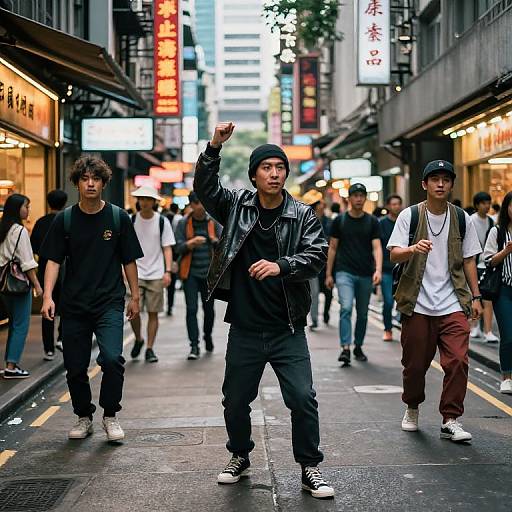 Vibrant Urban Street Style in Asia