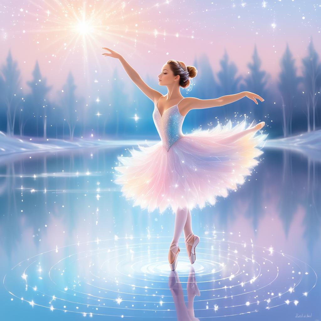 Enchanted Ballerina on Crystal Lake