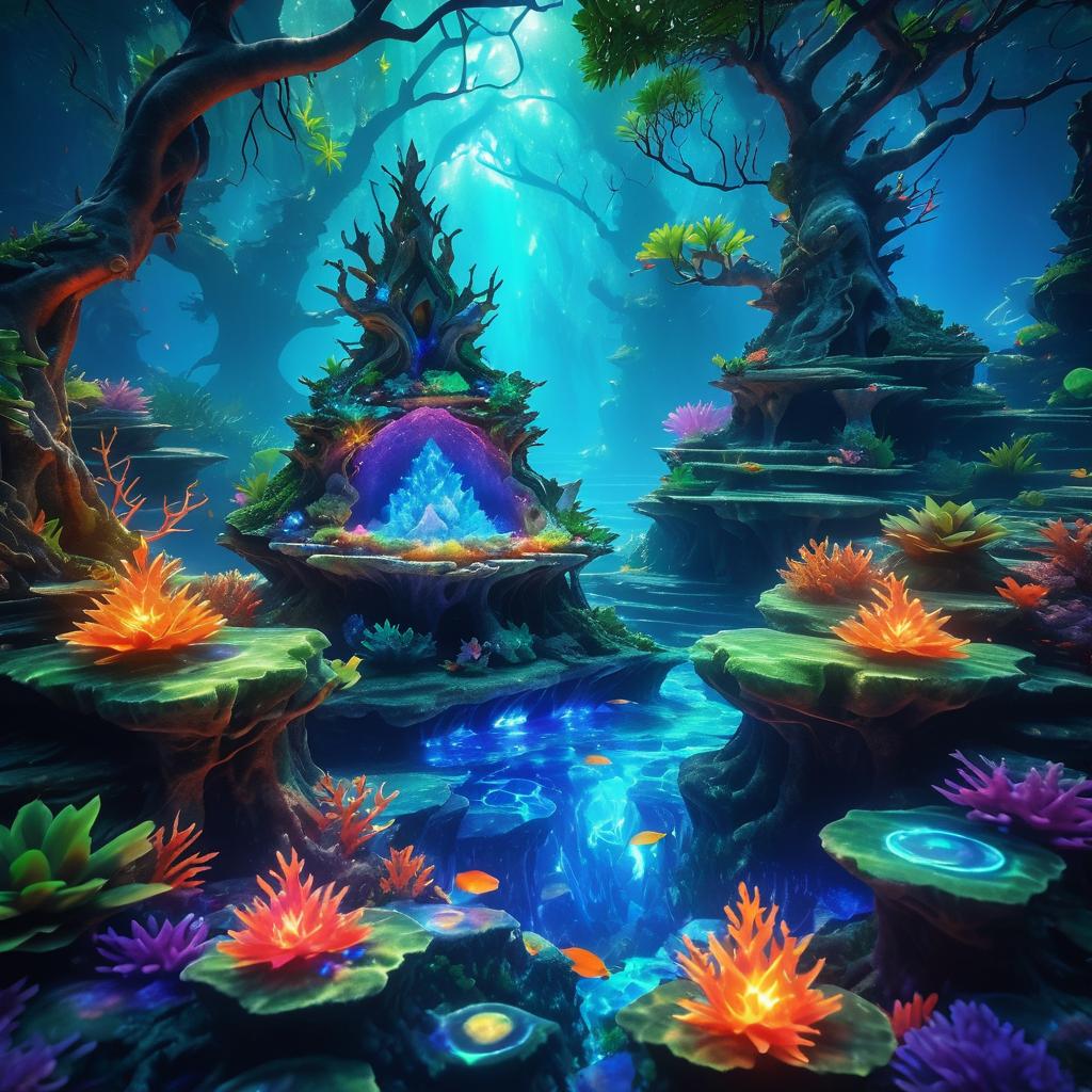 Mystical Goblin Altar in Coral Reef