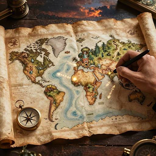 Fantasy World Map Maker Crafting Detail