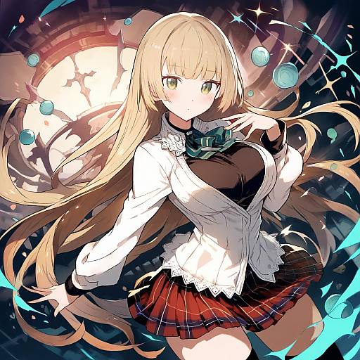 Illustration of Anne (shingeki no bahamut), shingeki no bahamut in the style of Akadako