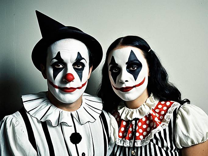 Pierrot Clown Halloween Face Swap