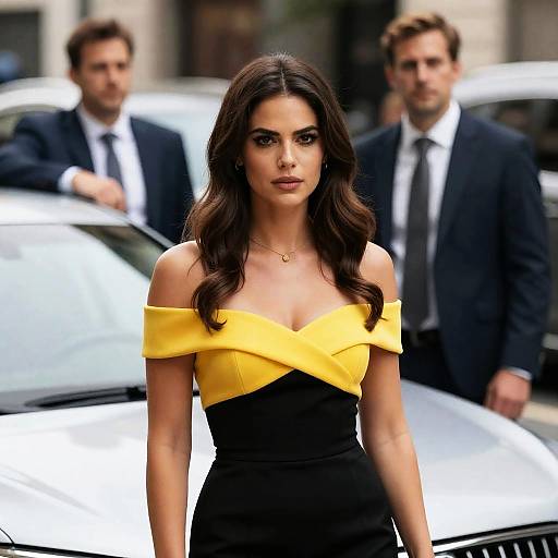 Stylish Woman in Urban Setting