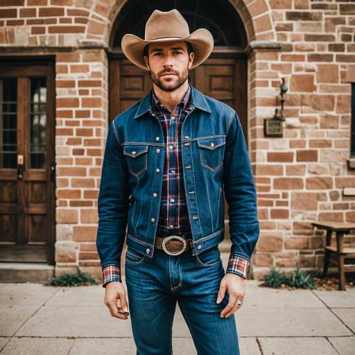 Athletic Cowboy Style at Historic Wedding
