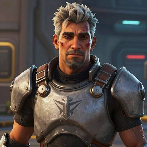 Aged Ramirez in Dystopian Fortnite