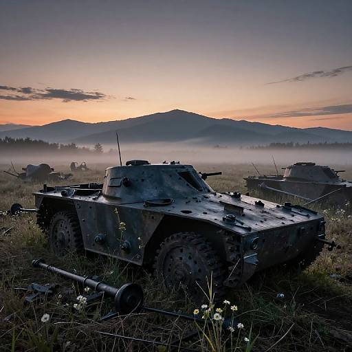 Somber Dawn on Forgotten Battlefield