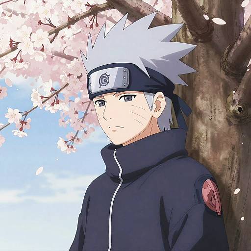 Kakashi Scar Portrait by Cherry Blossom