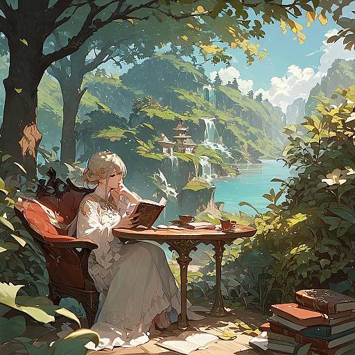 Detailed Outdoor Anime Scenery