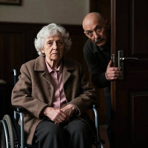 Elderly Companionship in a Dim Room