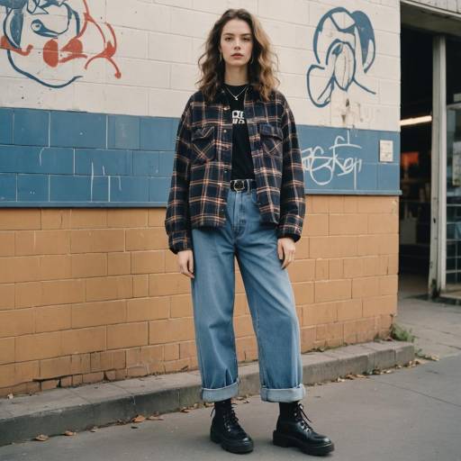 90s Grunge Fashion at the Roller Rink