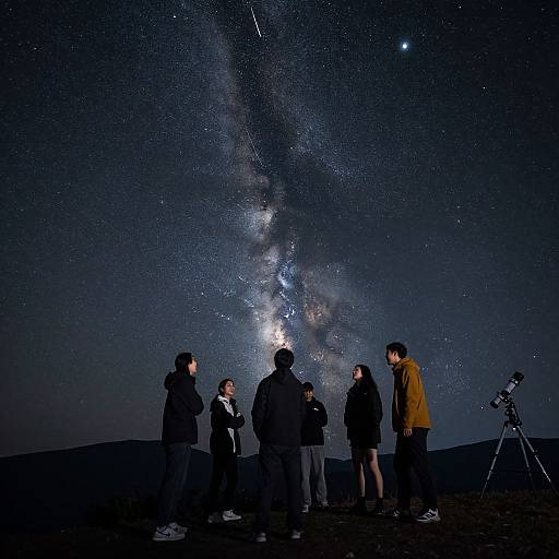 Meteor Shower Stargazing Night Gathering