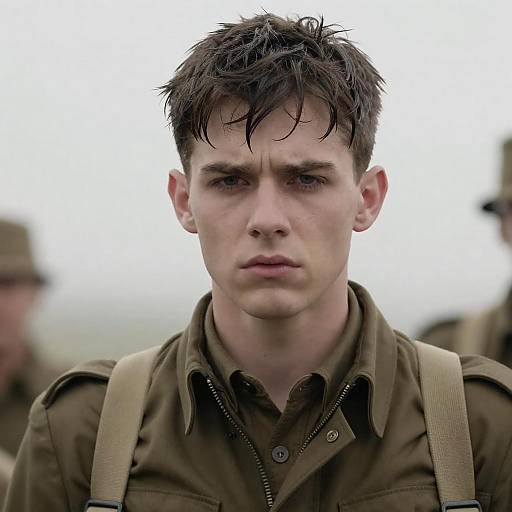 Serious Portrait of Young Man in Jacket