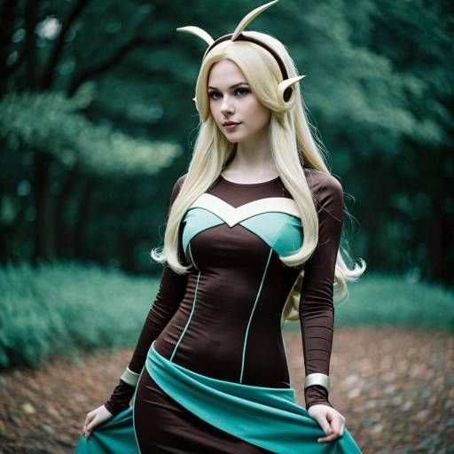 Mystical Meloetta Cosplay Outfit Design