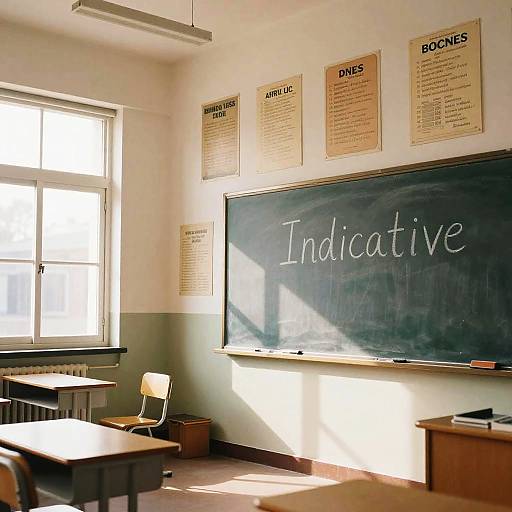 Serene Classroom with Indicativ Chalkboard