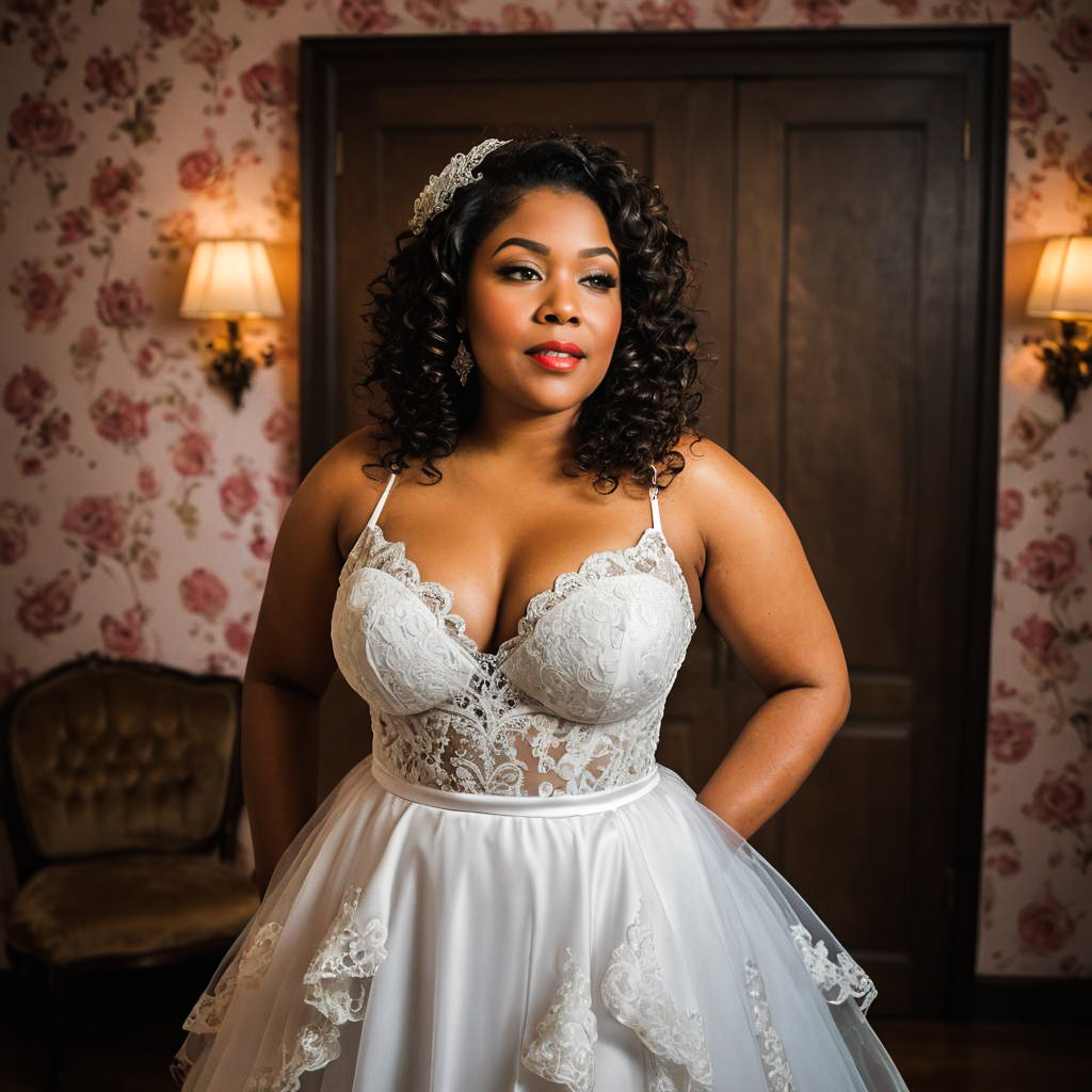 Stunning Lingerie Shoot of Surprised Bride